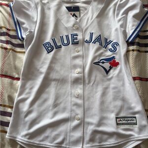 Women's White Blue Jays Fan Jersey